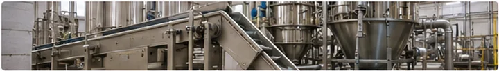 Food processing and bulk material handling equipment