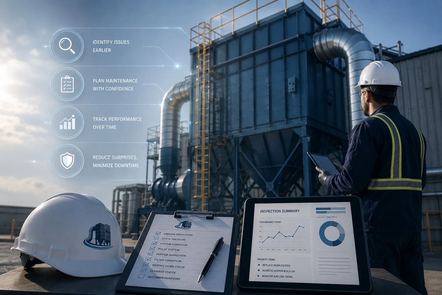 Recurring dust collector inspection program benefits